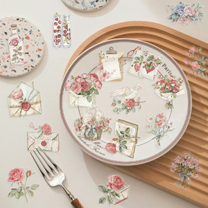 Confezionamento personalizzato materiali ausiliari trasparenti 3d adesivi adesivi per tazze di vetro accessori per la casa 50 pz - Product Image 4