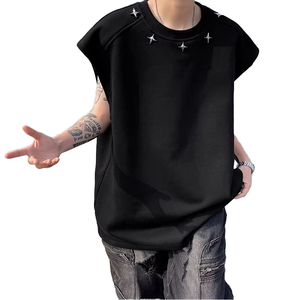 Chaleco Casual Holgado y Moderno para Hombre JAC22 YM282, Nuevo Diseño, Tejido de Poliéster/Algodón, 300 Gramos de Peso de Tela, Color Sólido - Product Image 4