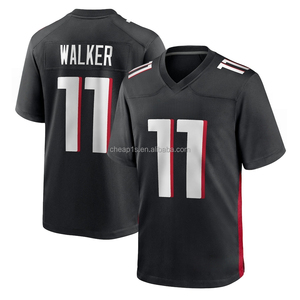 Jersey de Fútbol Americano Bordado al por Mayor de los Atlanta Falcons, Color Negro # 9 Michael Penix Jr. # Uniforme de Fútbol Americano de Kirk Cousins Número <span class=keywords><strong>18</strong></span> - Product Image 6