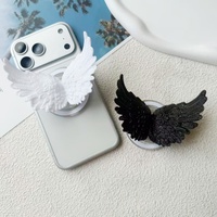 Support de téléphone magnétique, design ailes d'ange, support de bureau 3D, accessoires de téléphone en gros, compatible avec iPhone 18 Pro Max