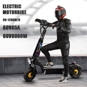 Scooter Elettrico Pieghevole Impermeabile 8000W a Doppia Trazione con Sedile Rimovibile, Pneumatici da 13 Pollici, Capacità di Carico 200KG, <span class=keywords><strong>Moto</strong></span> Fuoristrada 60V - Product Image 3