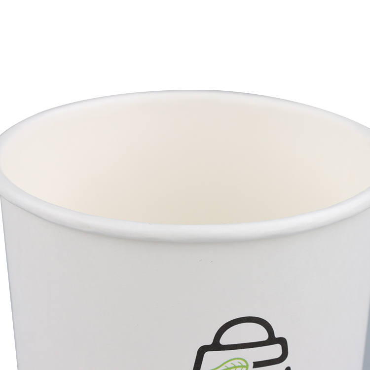 Customized Print Logo double wall coffee beverage paper cups for hot drink with lidsPopular