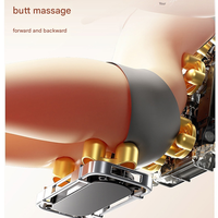 Fauteuil de massage 3D pour le corps entier, fauteuil inclinable électrique de luxe pour personnes corpulentes et de grande taille, machine de massage chauffante à gravité zéro