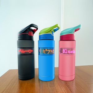 Botella de Agua Inteligente Electrónica Bluetooth DIY de Grado Alimenticio con Pantalla LED de Mensajes Desplazables de 800 ml - Product Image 6