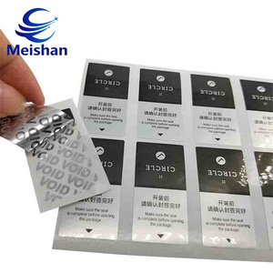 Etiquetas de Bloqueo de Cámaras Meishan en Stock, Pegatinas VOID/OPEN Antimanipulación, Etiquetas Antifoto Sin Residuos para Centros de Pruebas - Product Image 1