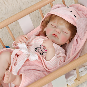 Muñeca Bebé Reborn Realista de 20 Pulgadas, Vinilo Suave Pintado a Mano, Perfecta para Regalo de Cumpleaños y Decoración del Hogar - Product Image 4