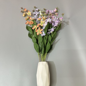 Nueva Planta Artificial de Flores de Jazmín, Diseño Popular, Ecológica, Multicolor, para Decoración de Interiores, Mesa, Adorno, Decoración de Paisajes - Product Image 1
