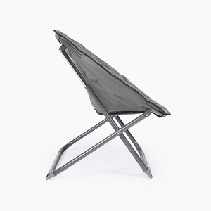 Fauteuil de camping pliable Tepu en tissu Oxford de coton moderne, chaise lune en acier inoxydable, mobilier d'extérieur - Product Image 3