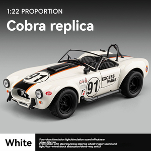 Modellino <span class=keywords><strong>Auto</strong></span> 1:22 <span class=keywords><strong>Viper</strong></span> Convertibile Vintage in Lega, Simulazione con Suoni e Luci, Collezione Veicoli in Metallo - Product Image 4