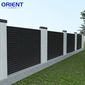 Cercas de Aluminio para Exteriores, Paneles de Privacidad y Seguridad, Cercas de Lamas de Aluminio para Jardín y Patio - Product Image 1