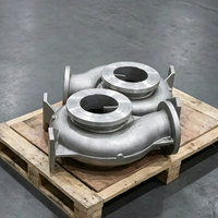 Boîtier de pompe à volute usiné sur mesure pour traitement de l'eau, dessalement marin, double aspiration, à double corps, pièces à géométrie complexe
