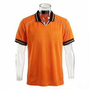 Maillot de football style rétro, qualité supérieure, respirant, séchage rapide, manches courtes, 100% polyester, personnalisation du nom de l'équipe, directement de l'usine - Product Image 1