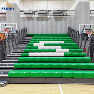 Gradas retráctiles resistentes del gimnasio Tribune plegable para el gimnasio de la escuela - Product Image 5