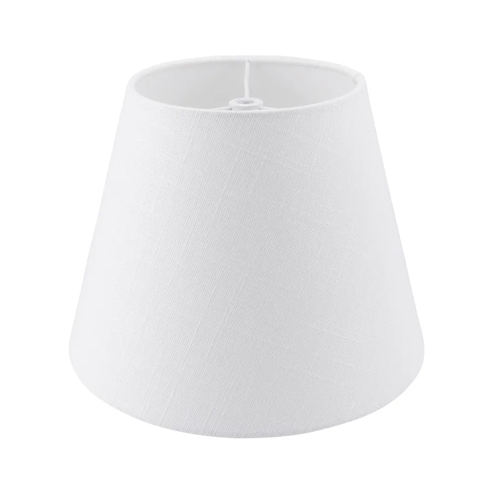 Abat-jour en tissu de couleur blanche pour lampe de table, nouveau design, vente en gros