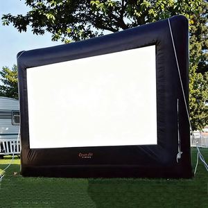 Écran de projection gonflable étanche en PVC 0,4 mm de 20 pieds - Écran de cinéma extérieur sur mesure avec installation facile - Vente chaude - Product Image 1