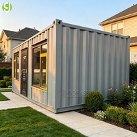 Goeasy Installation Rapide Conteneur Mobile Modulaire 20FT pour Cuisine Extérieure, Atelier, Boutique, Restauration Rapide et Café