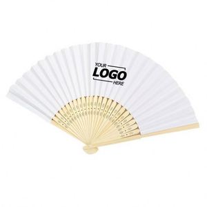 Abanicos de Papel en Blanco para Niños - Abanicos Plegables al por Mayor para Pintar y Manualidades - Recuerdos para Fiestas - Product Image 1