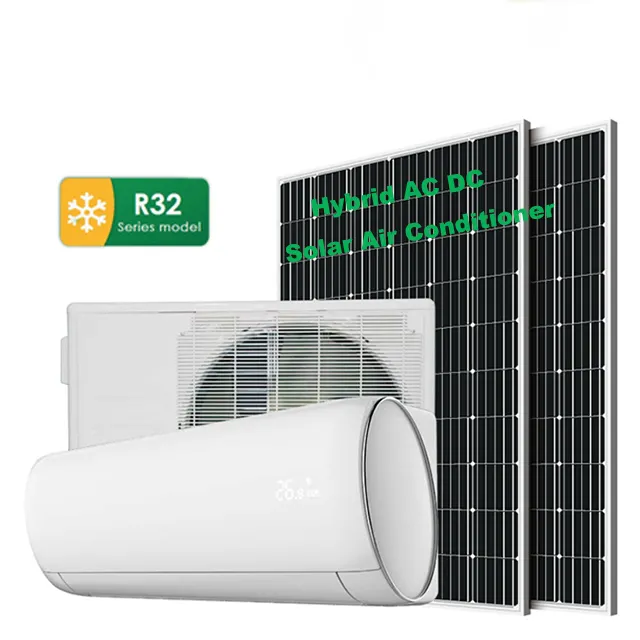 Energy-saving Solar Air Conditioner 9000btu 12000btu 18000btu 24000btu Solar Panel Air Conditioner