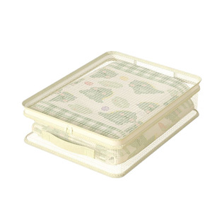 Juego de Bolsas Organizadoras de Ropa, Rectangulares, Beige, de Malla, 40x30x12cm, Plegables, a Prueba de Polvo, para Armario - Product Image 3