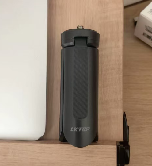 LKTOP Adjustable Mini Tabletop Tripod Plastic 1/4 Inch Screw Portable Desktop Stand for Pocket 3 4 Action Camera Insta360 for