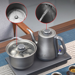 Hervidor eléctrico de titanio puro con doble quemador, estufa inteligente para preparar té - Product Image 2