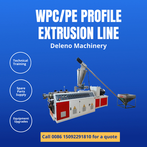 WPC Gỗ nhựa composite decking sàn máy đùn hiệu quả cao gỗ dập nổi máy cho dây chuyền chế biến - Product Image 2