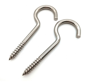 <span class=keywords><strong>Tornillo</strong></span> de <span class=keywords><strong>gancho</strong></span> tipo ojo abierto para madera, autorroscante - Product Image 2