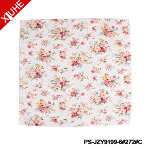 OEM ODM <strong>Ladies</strong> <strong>Printed</strong> Pocket Square Custom <strong>Cotton</strong> Floral Pattern <strong>Handkerchiefs</strong> - Product Image 6