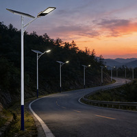 Lampadaire Solaire Extérieur en Aluminium 600W de Qualité Ingénierie avec Télécommande Rétroréfléchissante pour Avertissement de Chantier Routier
