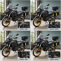 Barre de protection supérieure et inférieure en acier carbone pour moto Benelli TRK552X TRK502X, protection complète du moteur, protection pour moto d'aventure