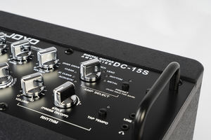 JOYO DC-15S Amplificatore per Chitarra Elettrica Professionale con BT, <span class=keywords><strong>Drum</strong></span> <span class=keywords><strong>Machine</strong></span> per Esterni con Distorsione, Nero Metallo+Plastica - Product Image 3