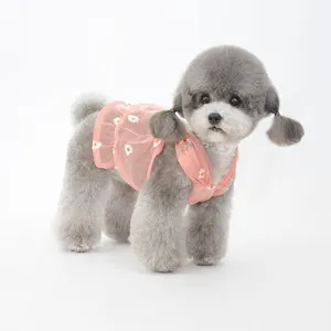 2023 bán buôn thời trang tùy chỉnh desinge sang trọng mùa hè Pet Teddy Dog Cat quần áo Ăn mặc