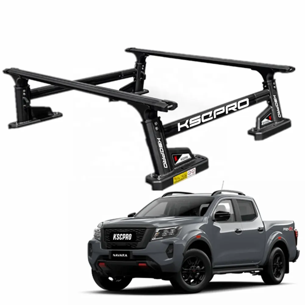 Kscpro Heavy Duty Ute Bed Rack Adjustable Pickup Truck Bed Ladder Rack For Nissan Navara Np300 2022