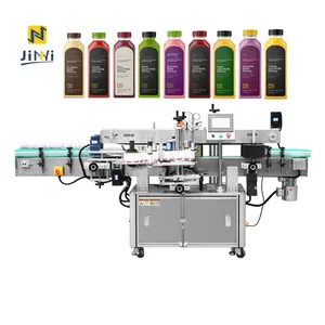 JINYI Automated Production Process jar square bottle paper tube labeling machine for plastic bottles