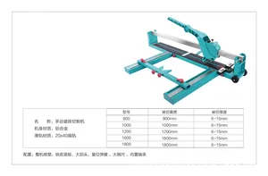 Hot Selling Gute Qualität 800mm/1000mm/1200mm Manueller Fliesens ch neider Keramik werkzeuge Porzellan fliesen Tisch Hands ch neider