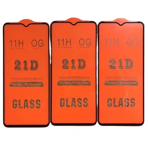 Fabrik Großhandelspreis 21D-Handy gehärtetes Glas 0,33 mm dicke Bildschirmfolie vollklebender Bildschirmschutz für alle Telefone