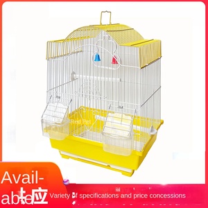 Small Parrot <strong>Bird</strong> Cage Solid Pattern Button Closure Eco-friendly Metal Frame <strong>Bird</strong> <strong>House</strong> Wholesale - Product Image 4