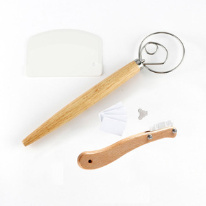 <span class=keywords><strong>Fouet</strong></span> à pâte néerlandaise de 13 pouces de qualité supérieure avec 5 lames Ensemble de <span class=keywords><strong>fouet</strong></span> à pâte danoise Couteau à marquer la pâte boiteuse Outils de cuisson et de <span class=keywords><strong>pâtisserie</strong></span> - Product Image 2