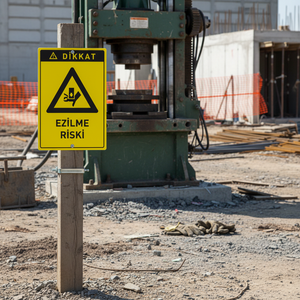 Yard Sign Caution! Risk of Crushing! - Product Image 3