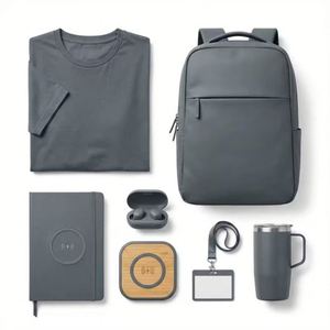 Kit Ecológico Todo en Uno Color Gris, con Regalos Personalizados Versátiles e Ideales para Empleados y Clientes - Product Image 4
