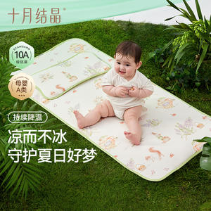 Colchoneta Refrescante para Bebés Octubre Crystallized 100x56cm con Capa de Seda Helada Transpirable para Verano, Uso en Guardería - Product Image 3