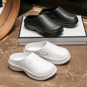 Zoccoli Estivi <span class=keywords><strong>da</strong></span> Donna alla Moda con Suola Spessa in EVA, <span class=keywords><strong>Scarpe</strong></span> <span class=keywords><strong>da</strong></span> Chef con Punta Chiusa per Uso Interno ed Esterno - Product Image 1