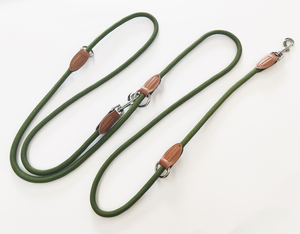 Correa de entrenamiento personalizada para caminar para dos perros con cuerda de nailon reflectante multifunción, patrón sólido, características personalizadas, correa para perros - Product Image 3