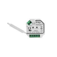 Variateur de lumière ZigBee à découpe de phase CA, options de phase avant/arrière pour éclairage LED, en plastique, entrée 100-240 VCA, garantie 5 ans