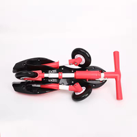 Trottinette pliable 3 roues Scuttle Bug pas chère, tricycle porteur pour bébé, trotteur pour enfants, prix usine
