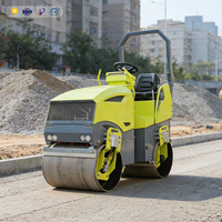 Machines de construction personnalisables 2 tonnes 3 tonnes 4 tonnes Mini compacteur rouleau compresseur avec pneu en caoutchouc rouleaux routiers à vendre