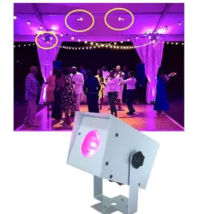 Faro LED RGBWAUV 1x18W a Batteria Wireless per Palcoscenico, Uplight a Batteria Senza Fili per DJ e Matrimoni - Product Image 1