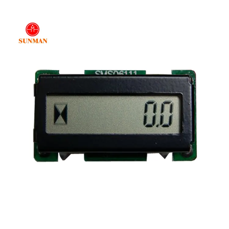 Hour meter lcd Custom 703PR-102 waterproof 6 digits segment digital tn screen display lcd hour meter counter module