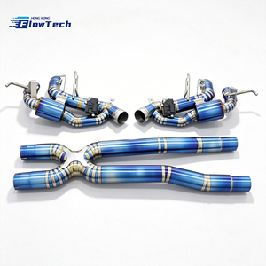 Système d'échappement à soupapes haute performance pour Ferrari Purosangue FUV 6.5V Racing, en alliage de titane, avec tuyau d'échappement - Product Image 2