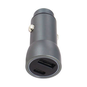 Круглый светодиодный 32 Вт PD режим Type-C + USB Выходы автомобильное быстрое зарядное устройство - Product Image 5